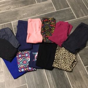 12 pair 4/5 leggings
